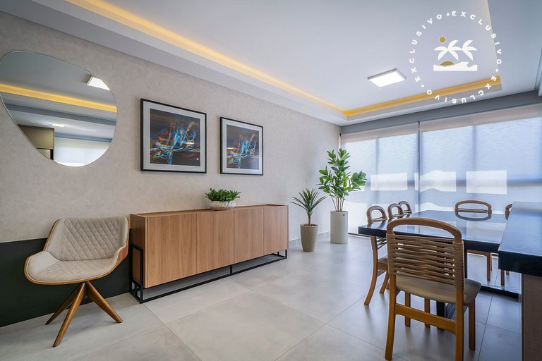 Positano 206 - Apto 02 suítes à 50 metros da Praia de 4 Ilha