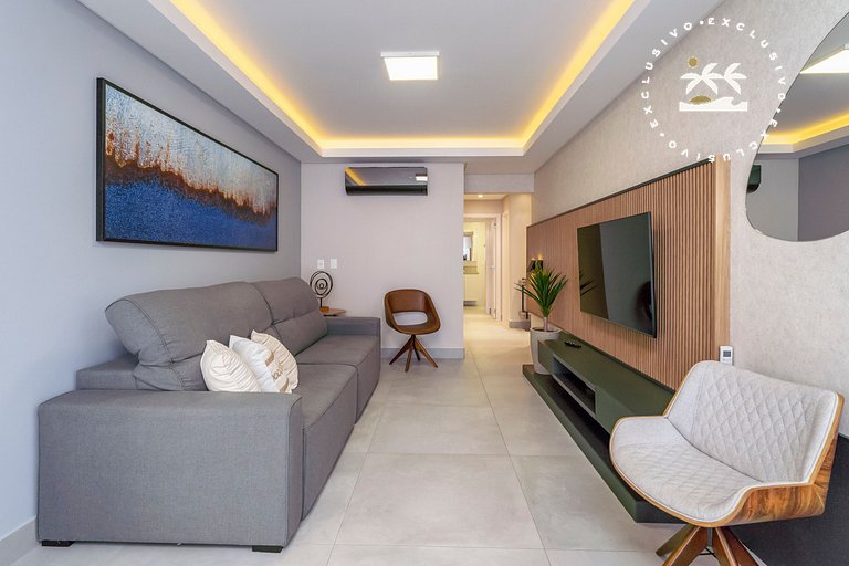 Positano 206 - Apto 02 suítes à 50 metros da Praia de 4 Ilha