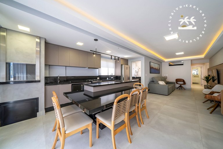 Positano 206 - Apto 02 suítes à 50 metros da Praia de 4 Ilha