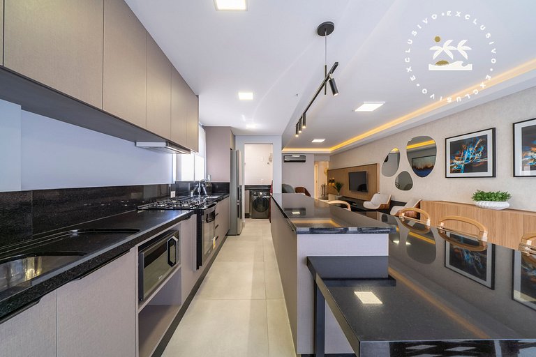 Positano 206 - Apto 02 suítes à 50 metros da Praia de 4 Ilha