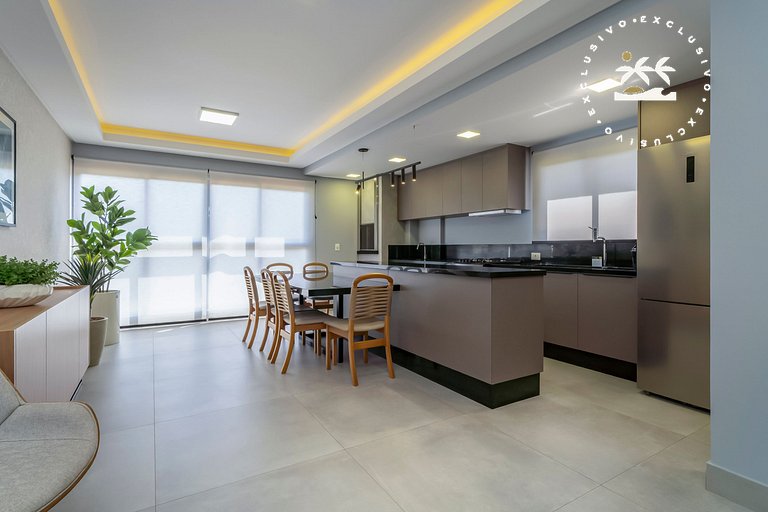 Positano 206 - Apto 02 suítes à 50 metros da Praia de 4 Ilha