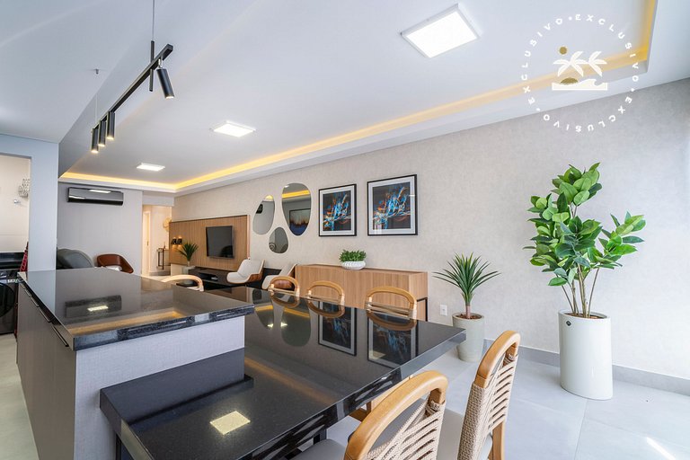 Positano 206 - Apto 02 suítes à 50 metros da Praia de 4 Ilha