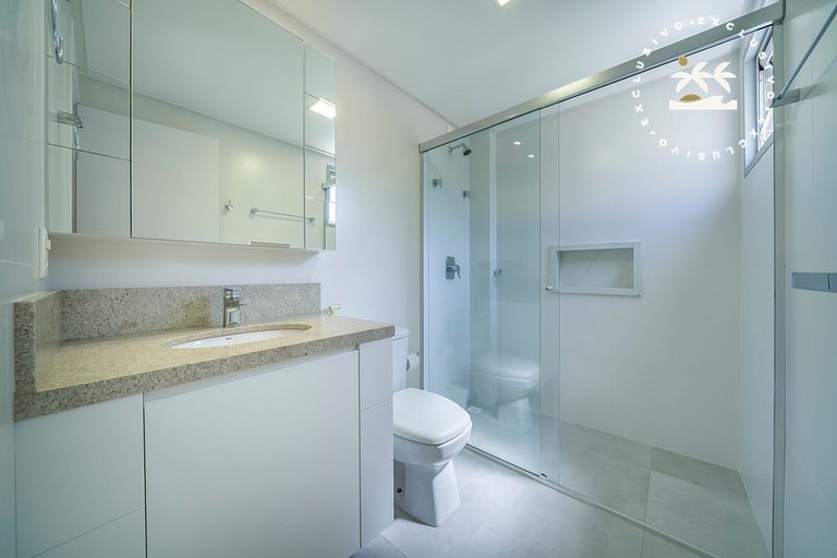 Positano 206 - Apto 02 suítes à 50 metros da Praia de 4 Ilha