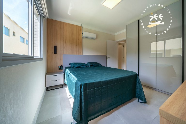 Positano 206 - Apto 02 suítes à 50 metros da Praia de 4 Ilha