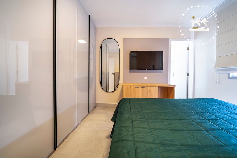 Positano 206 - Apto 02 suítes à 50 metros da Praia de 4 Ilha