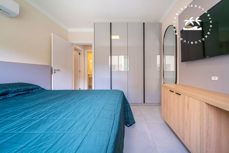 Positano 206 - Apto 02 suítes à 50 metros da Praia de 4 Ilha