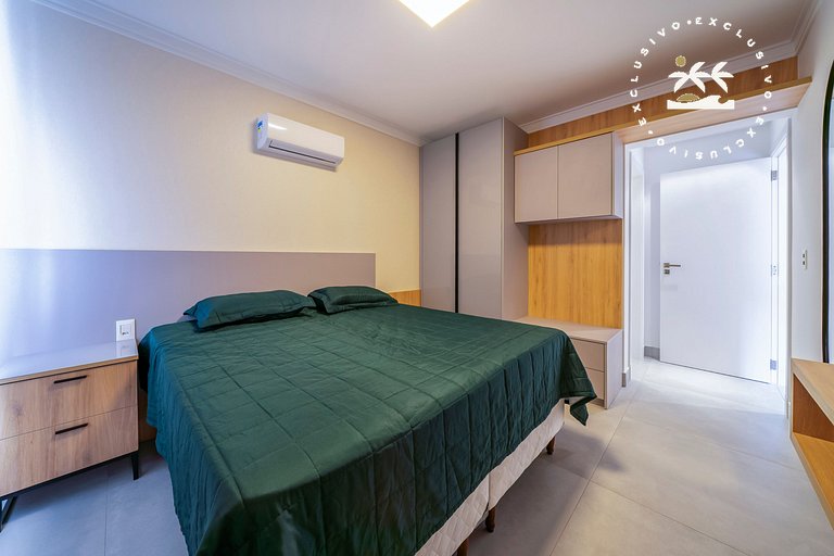 Positano 206 - Apto 02 suítes à 50 metros da Praia de 4 Ilha