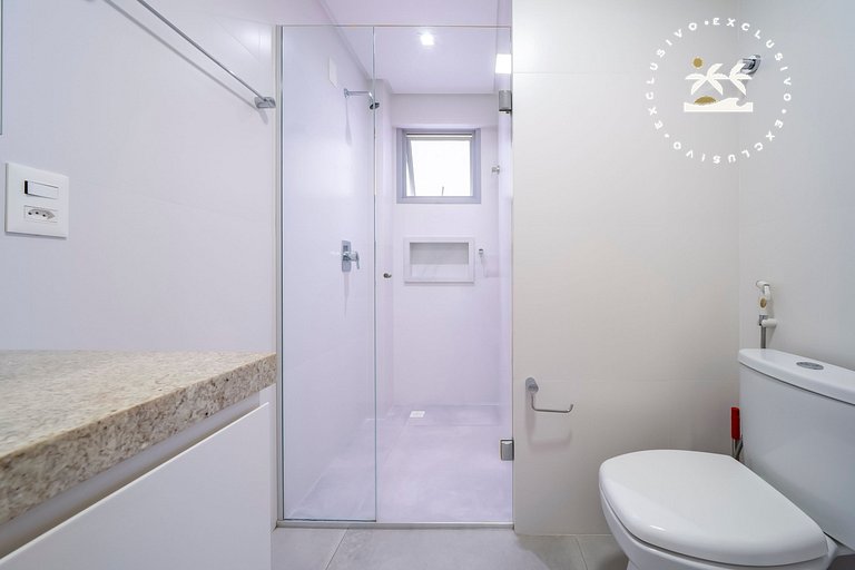 Positano 206 - Apto 02 suítes à 50 metros da Praia de 4 Ilha