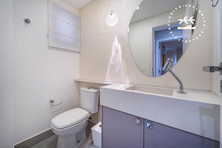 Positano 206 - Apto 02 suítes à 50 metros da Praia de 4 Ilha