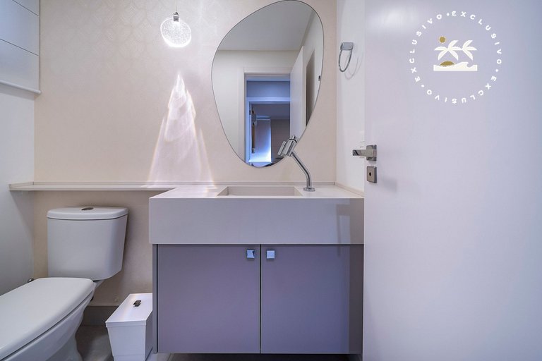 Positano 206 - Apto 02 suítes à 50 metros da Praia de 4 Ilha