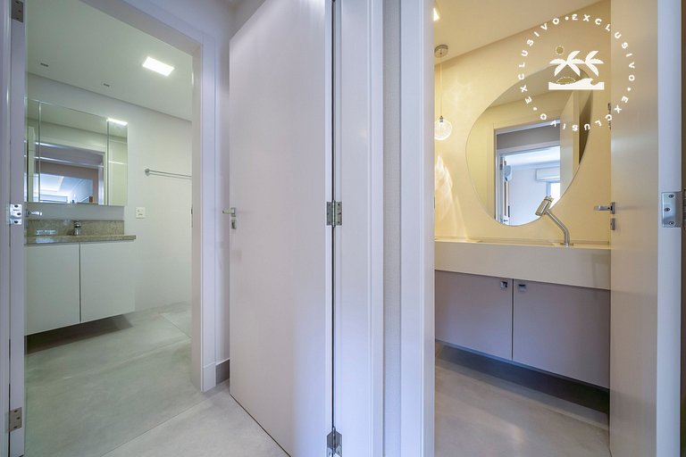 Positano 206 - Apto 02 suítes à 50 metros da Praia de 4 Ilha