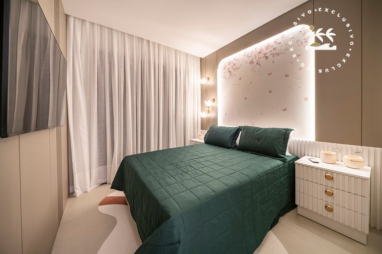 Vila do Sol 405 B4 – Dúplex de cobertura - 3 suites - 2 plaz