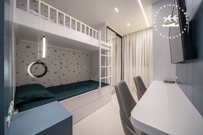 Vila do Sol 405 B4 – Dúplex de cobertura - 3 suites - 2 plaz