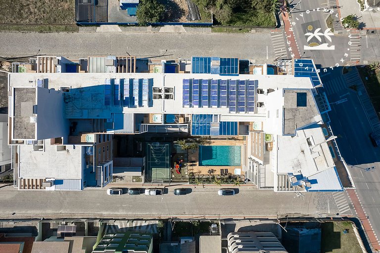 Terrazzo 503B - Apto 2 quartos em condomínio de luxo à 300 m