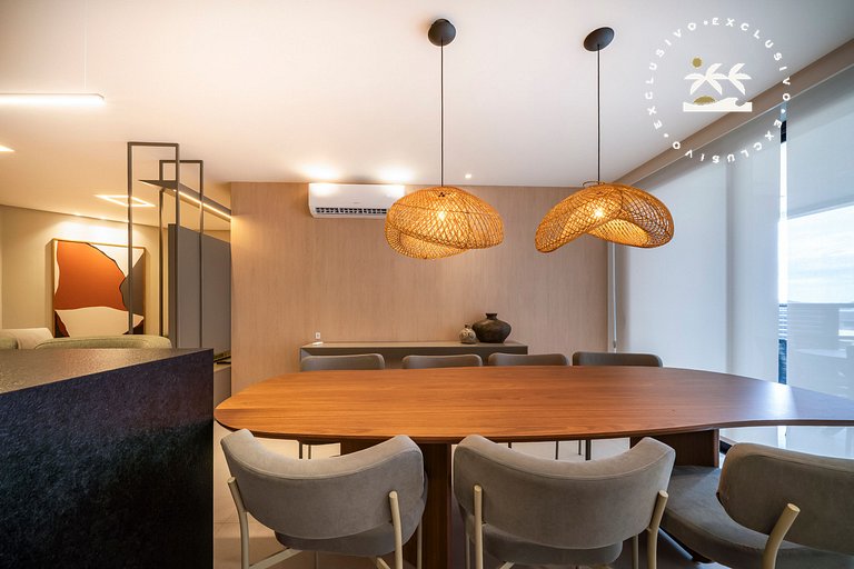 Lumina 605B - 3 Suítes na praia de Bombas