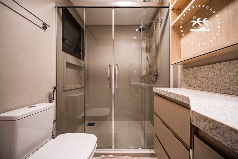 Lumina 605B - 3 Suítes na praia de Bombas